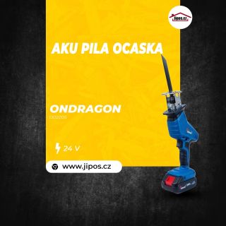 AKU pila ocaska 24V + 2x baterie + 4 pilové plátky – OD2205 ONDRAGON 🔋 Bezdrátová svoboda a maximální výkon! S touto aku...