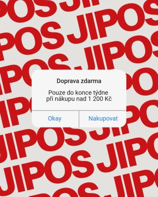 Na jipos.cz máme teď dopravu zdarma od 1 200 Kč. Jen do konce týdne ⏰