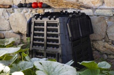 Multi kompostér na zahradu plastový 480L černý JIPOS