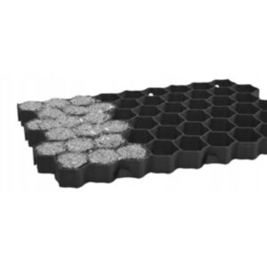 Plastové zatravňovací dlaždice 600x400x50mm černé JIPOS