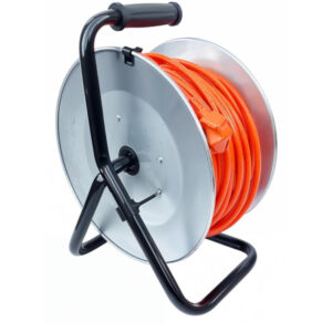 Prodlužovací kabel na kovovém bubnu 50m, 4 zásuvky a vypínač RS1424 ONDRAGON